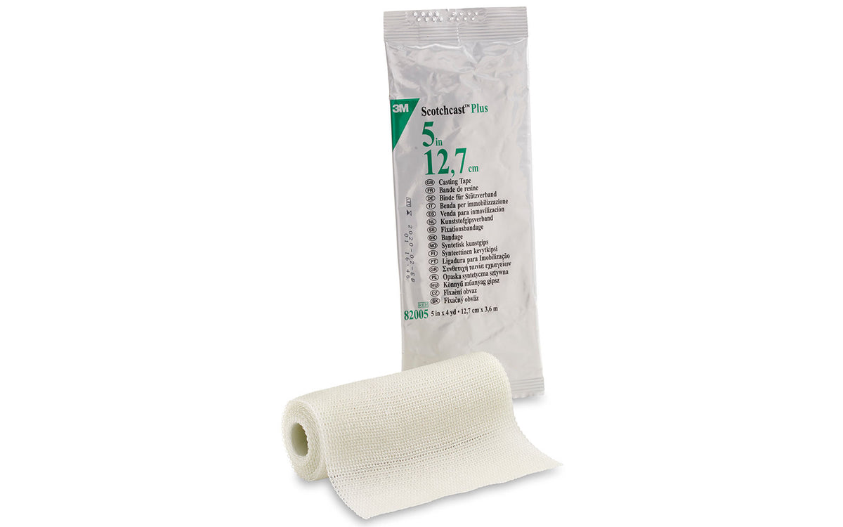 Sobre 3M Scotchcast Plus 82005, 12.7 cm × 3.6 m, rollo blanco y empaque oficial Solventum