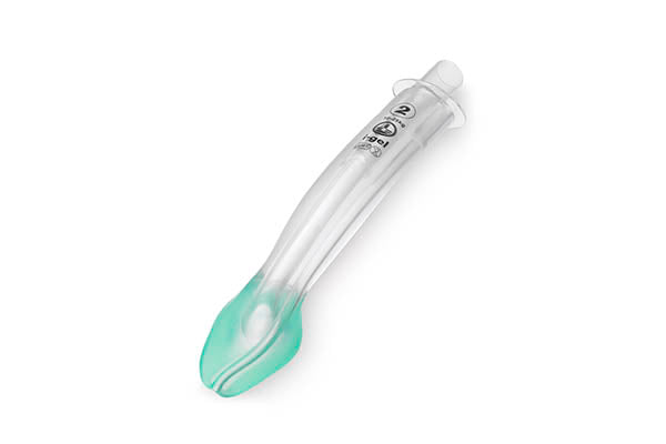 Intersurgical i-gel 8202000, cánula supraglótica talla 2, pediátrico pequeño 10–25 kg, sobre fondo blanco