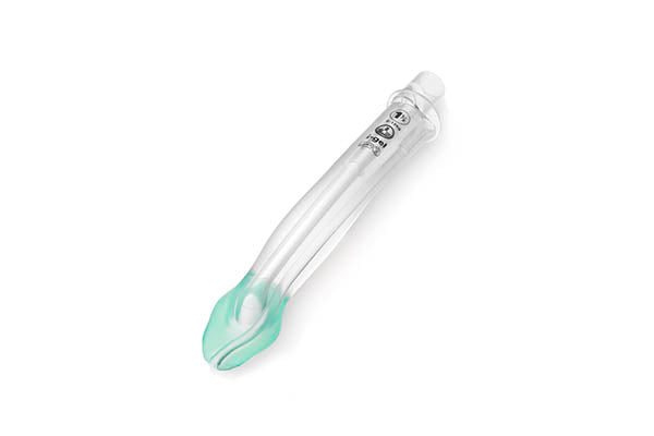 Intersurgical i-gel 8215000, cánula supraglótica talla 1.5, infante 5–12 kg, sobre fondo blanco