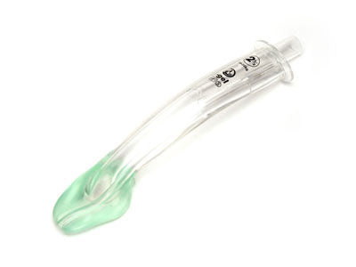 Intersurgical i-gel 8225000, cánula supraglótica talla 2.5, pediátrico grande 25–35 kg, sobre fondo blanco