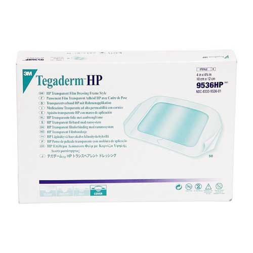 Apósito Transparente Tegaderm HP Film 3M con Borde