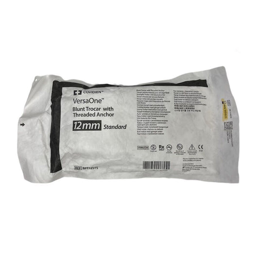 COVIDIEN VersaOne BPT12STS, trocar romo con ancla roscada de 12 mm