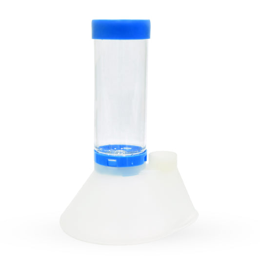 Cámara espaciadora Aero-Flow Sonomedics pediátrica EVP-03, mascarilla de silicón