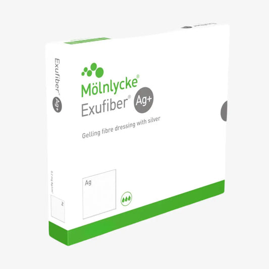 Apósito de Hidrofibra con Plata Exufiber Ag+ Mölnlycke