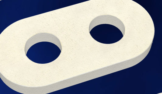 Neotech NeoSeal N421: sello oval de espuma PVC pequeño 25 × 12,5 mm para cánula nasal, dos orificios