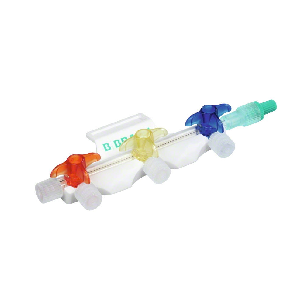 B. Braun DISCOFIX C 16600C, banco multicolor de tres llaves