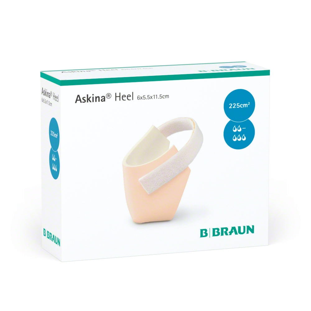 B. Braun Askina Heel 7240105, empaque del apósito para talón, paquete con 5