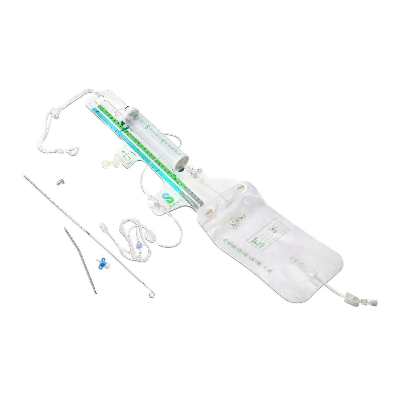 Silmag 130-09 set de drenaje ventricular externo 9 Fr