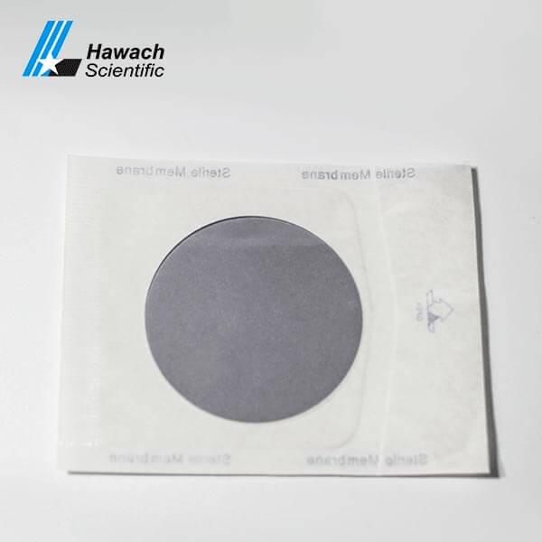 Membranas MCE estériles negras reticuladas Hawach; imagen de la familia