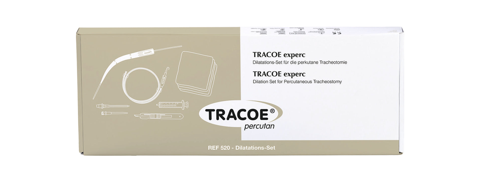 TRACOE experc REF 520 set de dilatación para traqueostomía percutánea