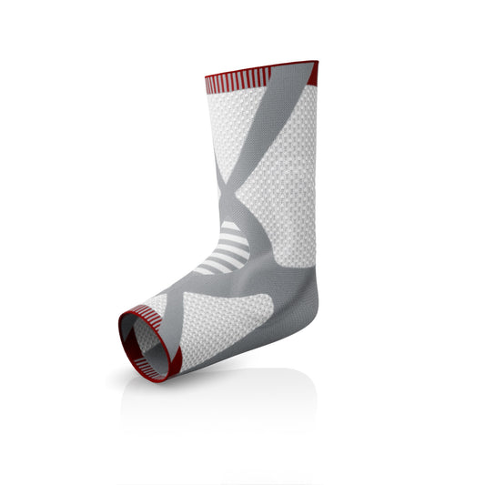 Tobillera Actimove TaloMotion blanco y guinda — vista del producto