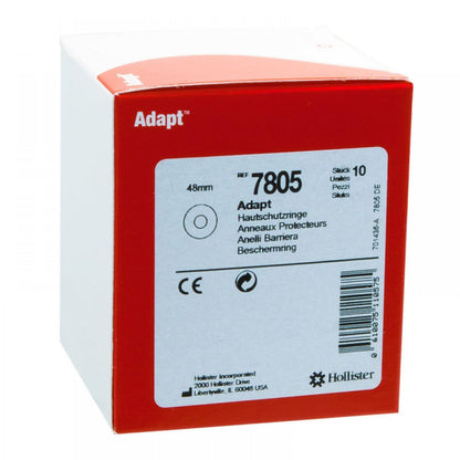 Caja Hollister Adapt anillo plano 7805, 48 mm, 10 anillos, sobre fondo blanco