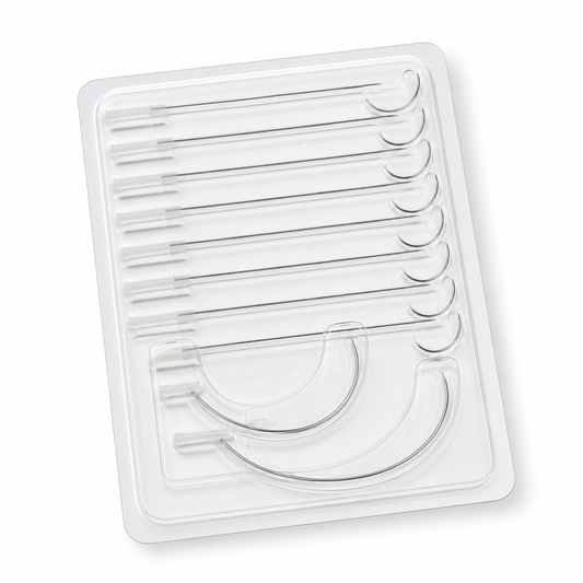 Imagen ilustrativa: kit de sutura esternal A&E Medical 040-355, sobre fondo blanco