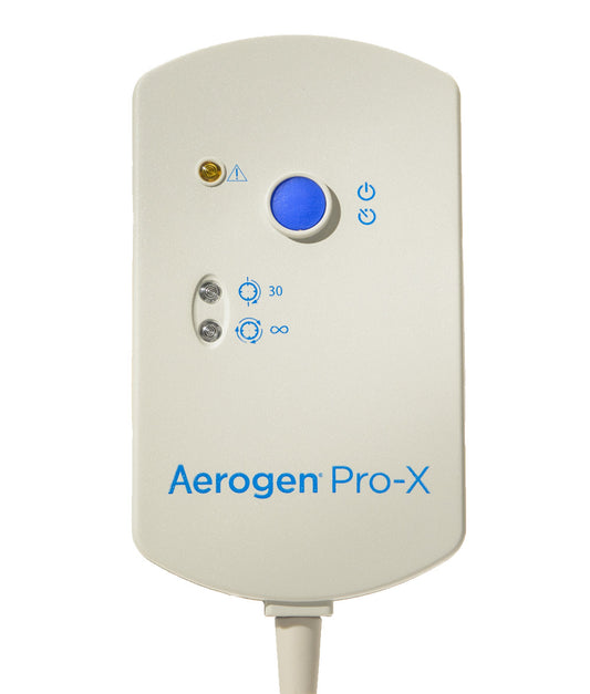 Controlador Aerogen Pro-X con cable, fotografía ilustrativa del fabricante