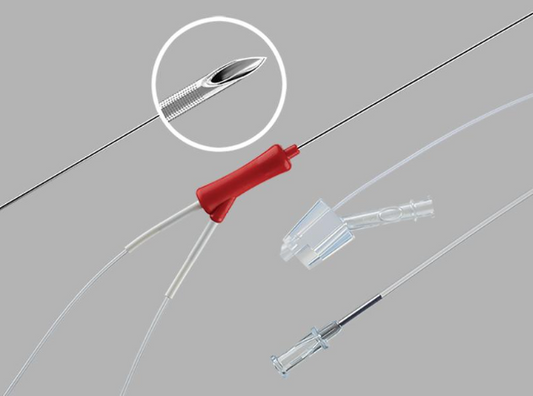 Aguja Cook Medical para aspiración de ovocitos