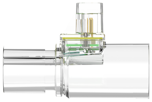 Sensor de flujo AirICU de Feellife, imagen original ilustrativa de la familia ICU AS1