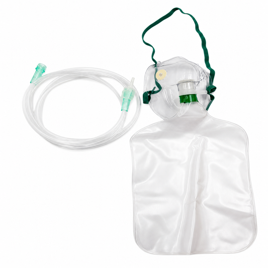 Imagen optimizada: mascarilla de oxígeno para adulto AirLife 0012, sobre fondo blanco