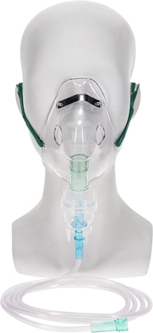 AirLife Misty Max 10 002433 nebulizador con mascarilla adulta y tubo de oxígeno de 2.1 m