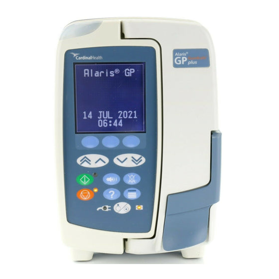 Bomba volumétrica BD Alaris GP Plus Guardrails, modelo 9002TIG03-G