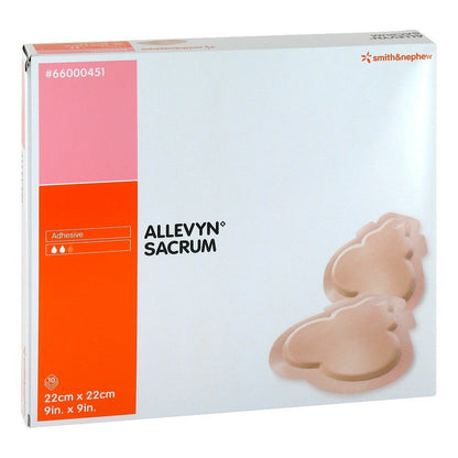 Allevyn no adhesivo Sacrum 66000451, sobre fondo blanco