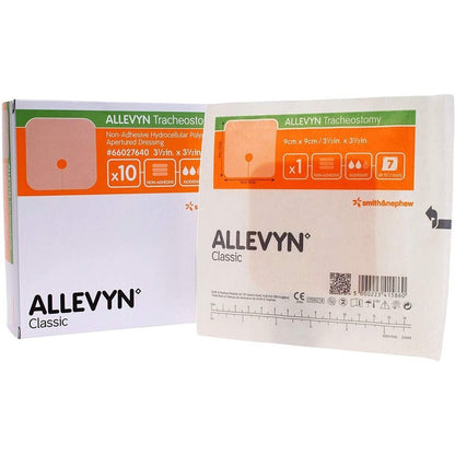Allevyn no adhesivo Traqueostomía 66007640, sobre fondo blanco