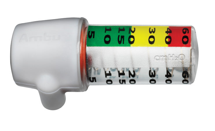 Manómetro de presión desechable Ambu 322003000 con escala de 5 a 60 cmH2O
