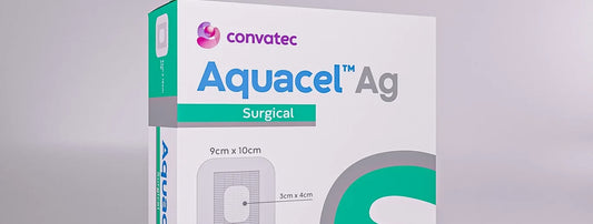AQUACEL Ag Surgical ConvaTec apósito quirúrgico estéril de 9 × 10 cm, referencia 412009