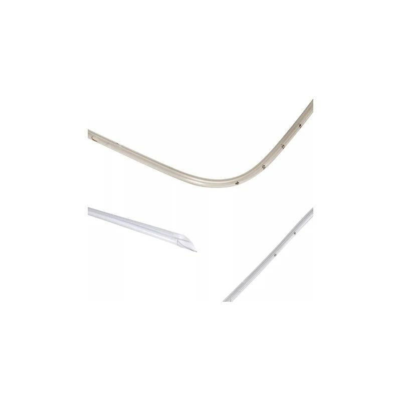 Catéter torácico Argyle recto de PVC; referencia visual de la familia 16–40 Fr