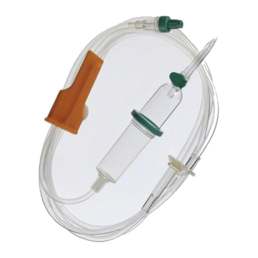 B. Braun Intrafix SafeSet 4063005, equipo de 180 cm con toma en Y, sobre fondo blanco