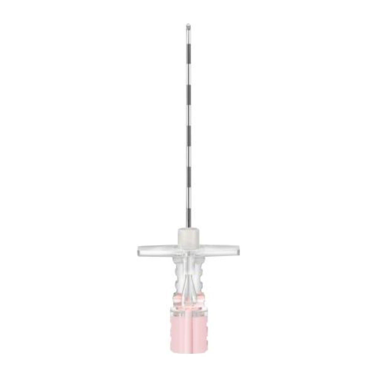 B. Braun Perican Paed 4502302, aguja epidural pediátrica 18G x 50 mm, sobre fondo blanco