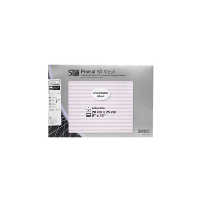 Bard Phasix ST Mesh 8 × 10 pulgadas, referencia 1202025, 20 × 25 cm, sobre fondo blanco