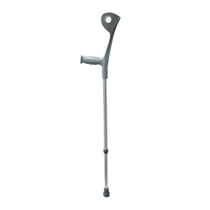 Bastón canadiense Handy BSTO completo, abrazadera gris y tubo de aluminio