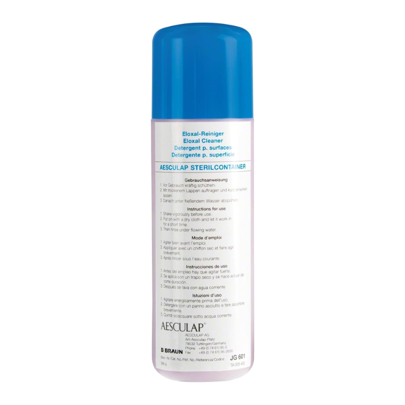 B. Braun JG601 Eloxal Cleaner, limpiador de 300 ml para contenedores e instrumental