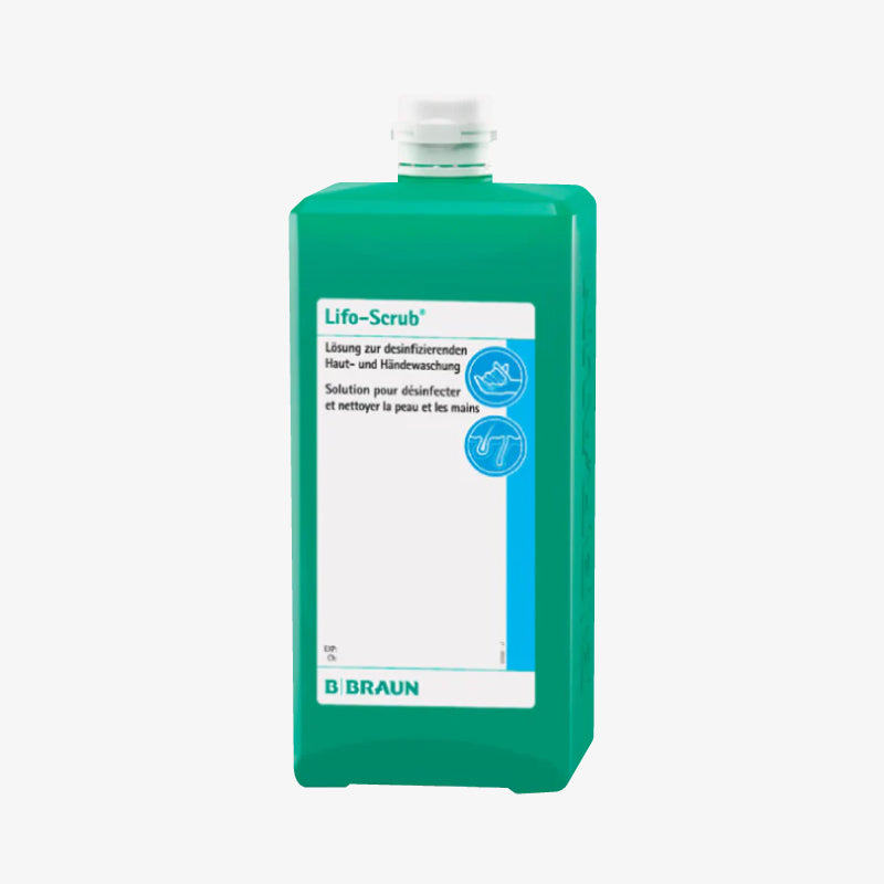 B. Braun Lifo-Scrub 1000 ml — solución antiséptica para manos y piel