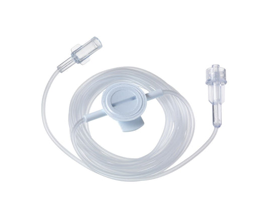BD Alaris CC G30402M, extensión de jeringa PVC de 200 cm con disco sensor de oclusión