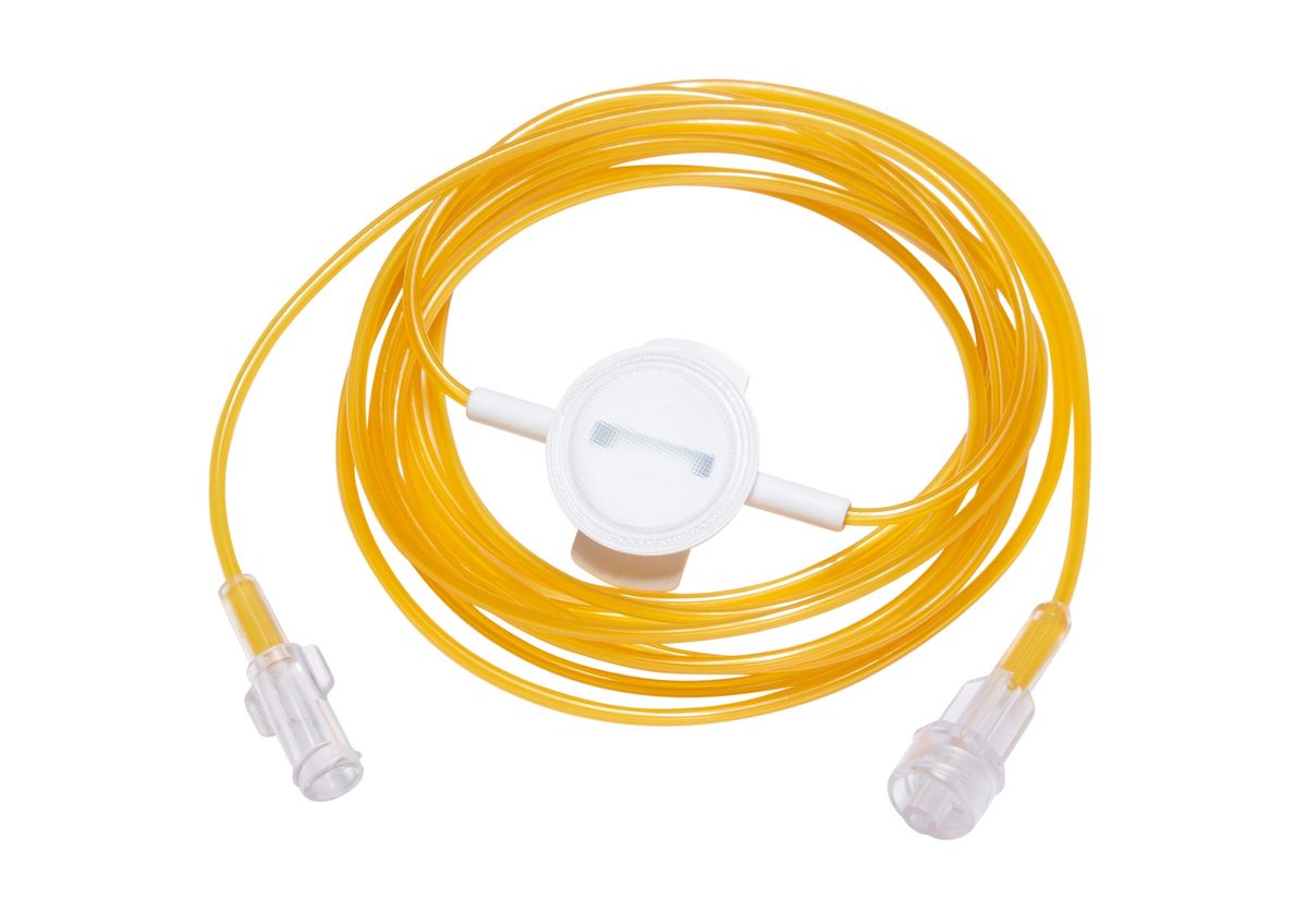 BD Alaris CC G30453V, extensión ámbar de baja absorción y resistente a la luz