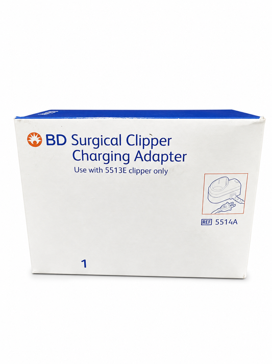 BD Surgical Clipper 5514A, adaptador de carga para clipper 5513E sobre fondo blanco