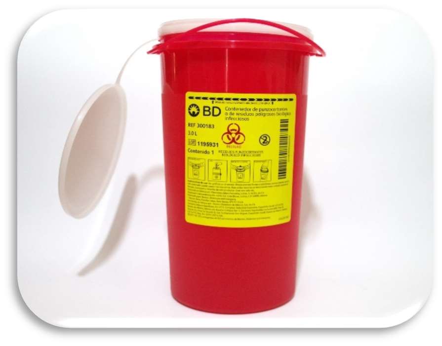BD Guardian recolector de punzocortantes 3 L