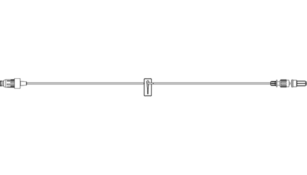 BD MaxZero MZ9267, extensión microbore de 152 cm con un conector