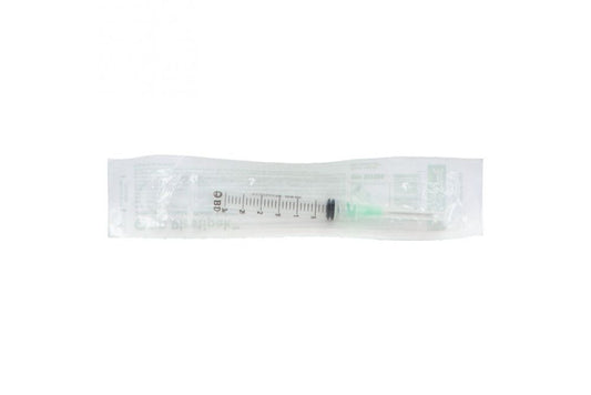 Jeringa BD Plastipak de 3 ml con aguja 21G × 25 mm