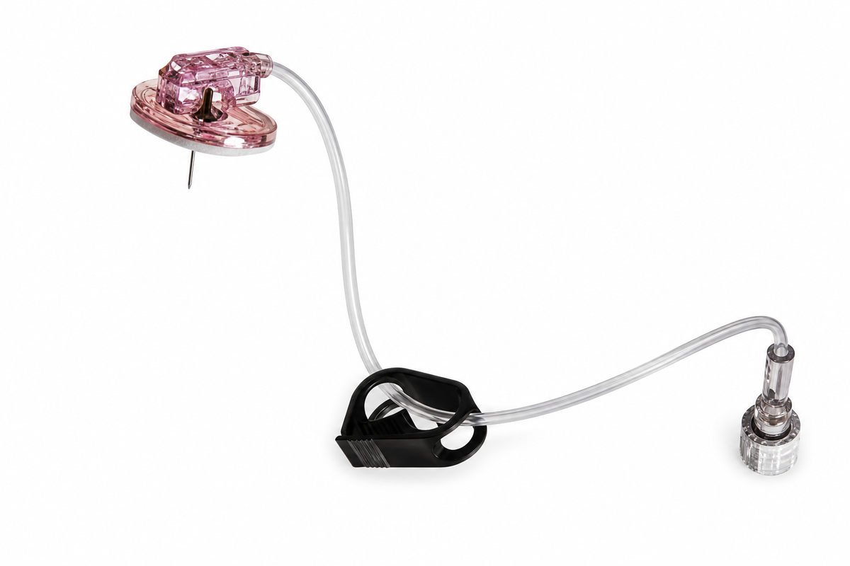 Imagen optimizada: BD SafeStep Huber 22 G × 1 pulgada sin sitio Y, LH-0030, sobre fondo blanco