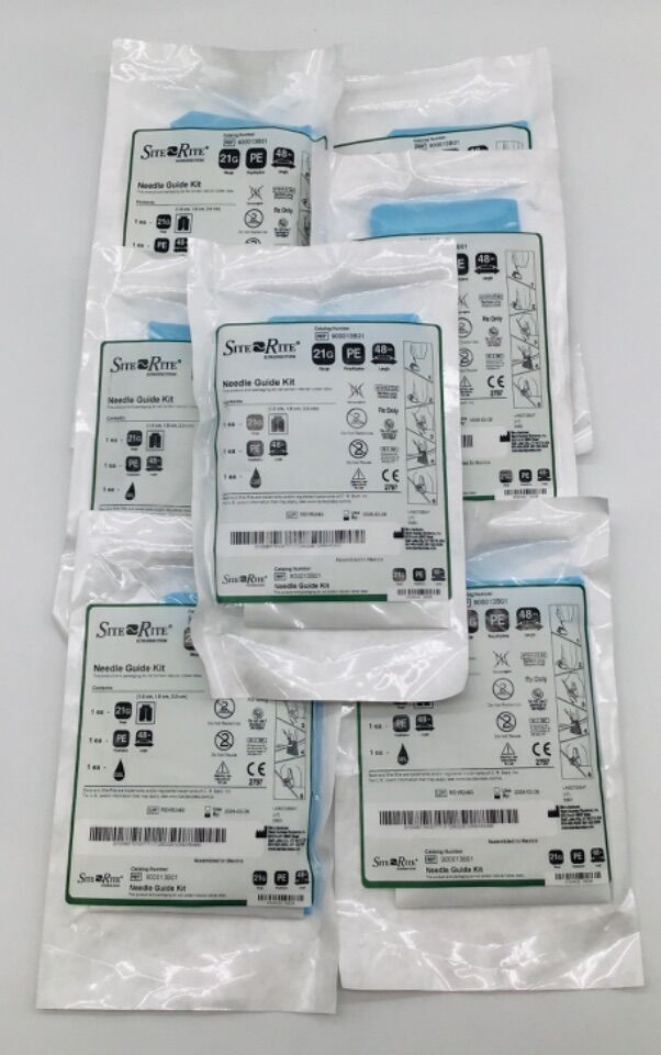 Kit BD Site~Rite 900013B01 con guía de aguja 21G y cubierta de sonda