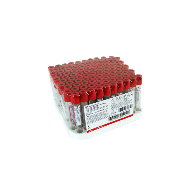 BD Vacutainer 368175, tubo rojo de 6 ml para obtención de suero
