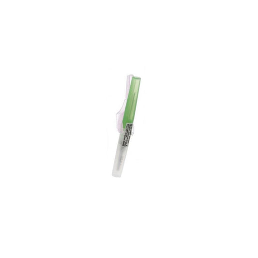 BD Vacutainer 368607, aguja para toma múltiple 21G × 32 mm, presentación C/48 sobre fondo blanco