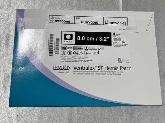 Bard Ventralex ST 5950009 — parche circular de 8 cm