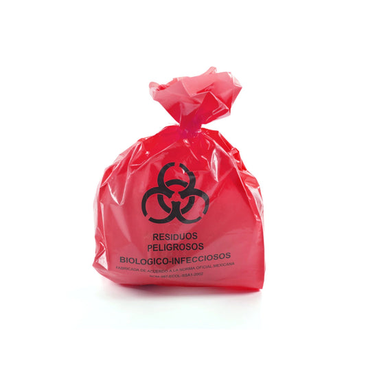 Bolsa roja RPBI IXION para residuos biológico-infecciosos