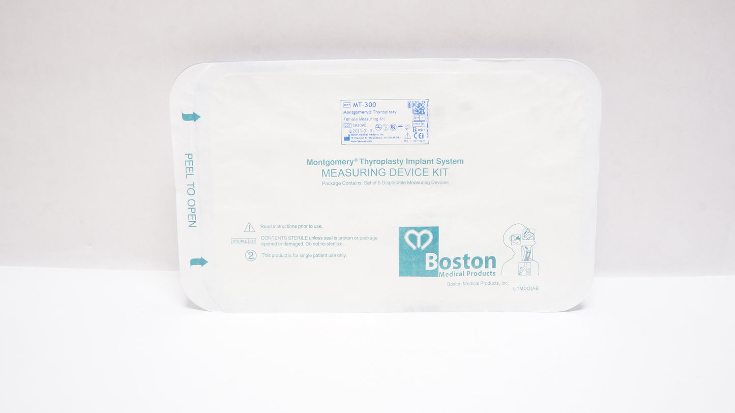 Boston Medical Products Montgomery Thyroplasty medidor femenino de tiroplastia BMT300