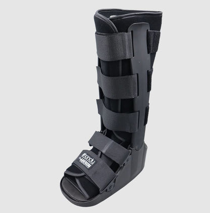 Bota Walker ortopédica Handy larga estándar no neumática modelo FBL01 con suela de balancín y ajuste de velcro