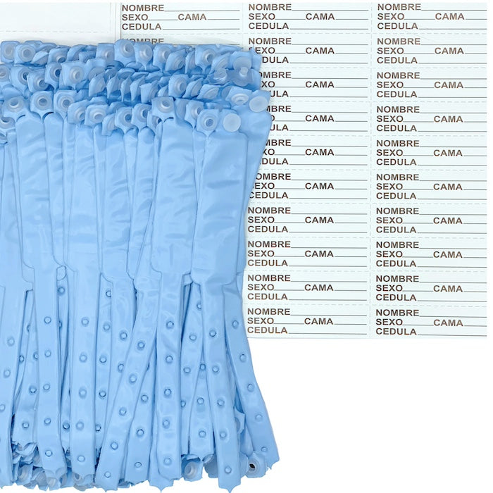 Brazaletes DipMac de identificación infantil color azul