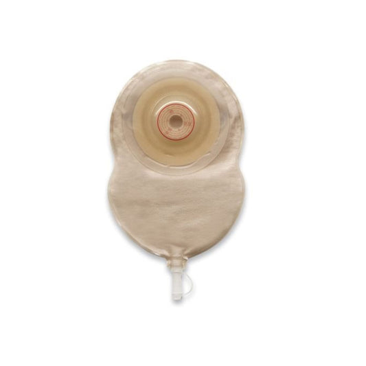 Bolsa de urostomía convexa Esteem + Flex Convex ConvaTec sobre fondo blanco